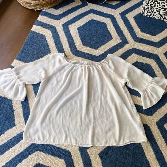 🐚 BIKBOK BOHO OPEN SHOULDER LOOSE FIT BLOUSE! - Picture 5 of 9